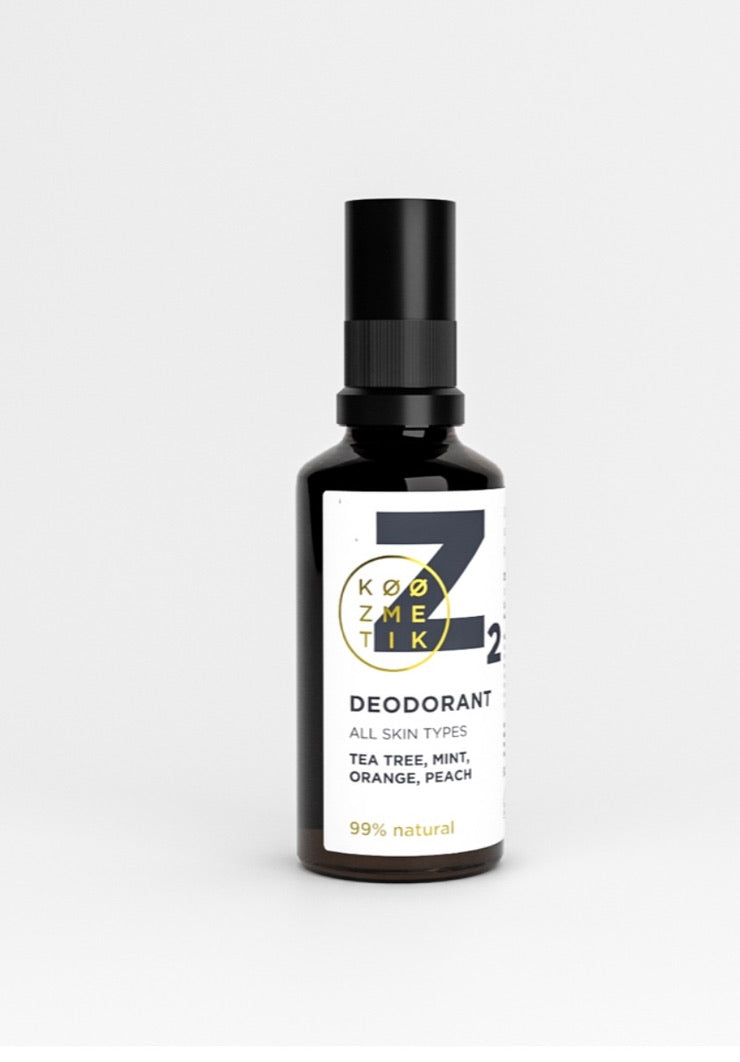 Køøzmetik Z2 Deodorant Spray | 99% Natural & Aluminum-Free